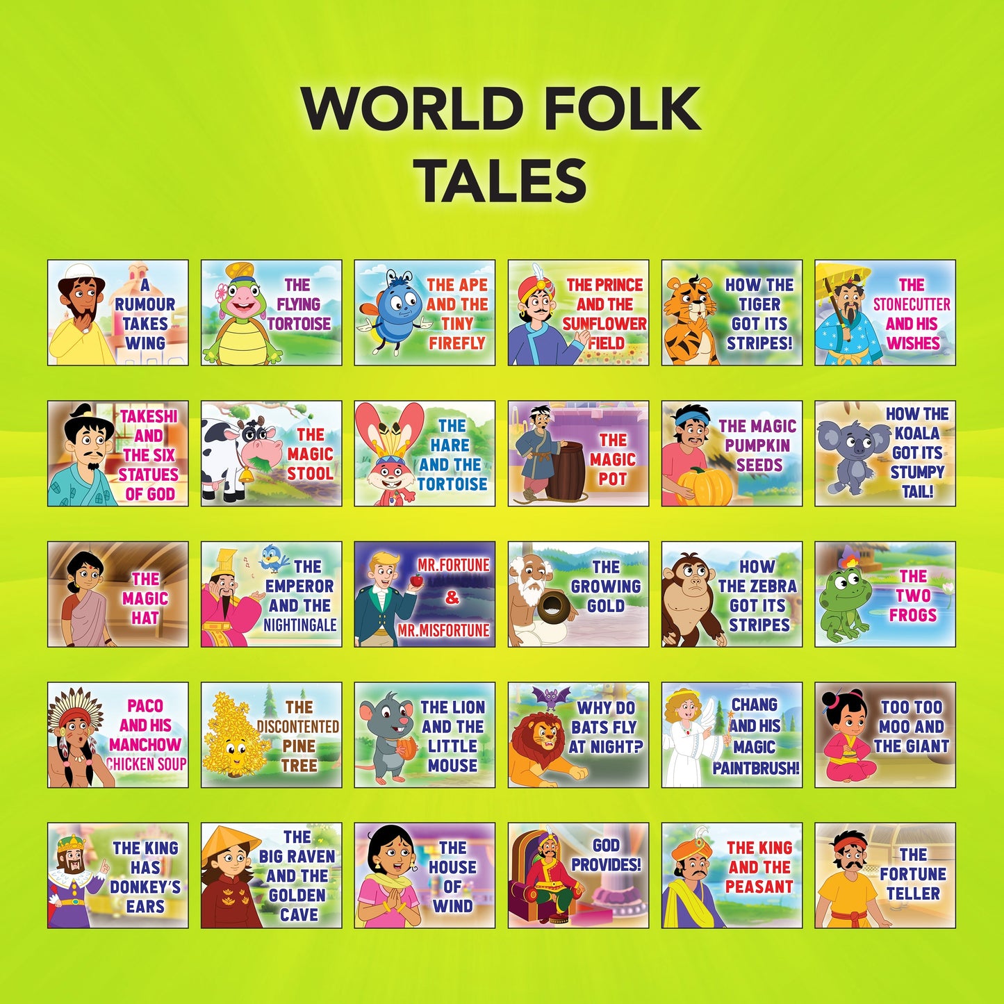 World Folk Tales-Telugu