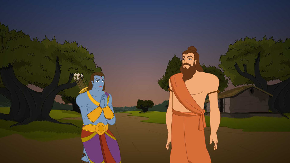 Sri Rama and Vishvamitra