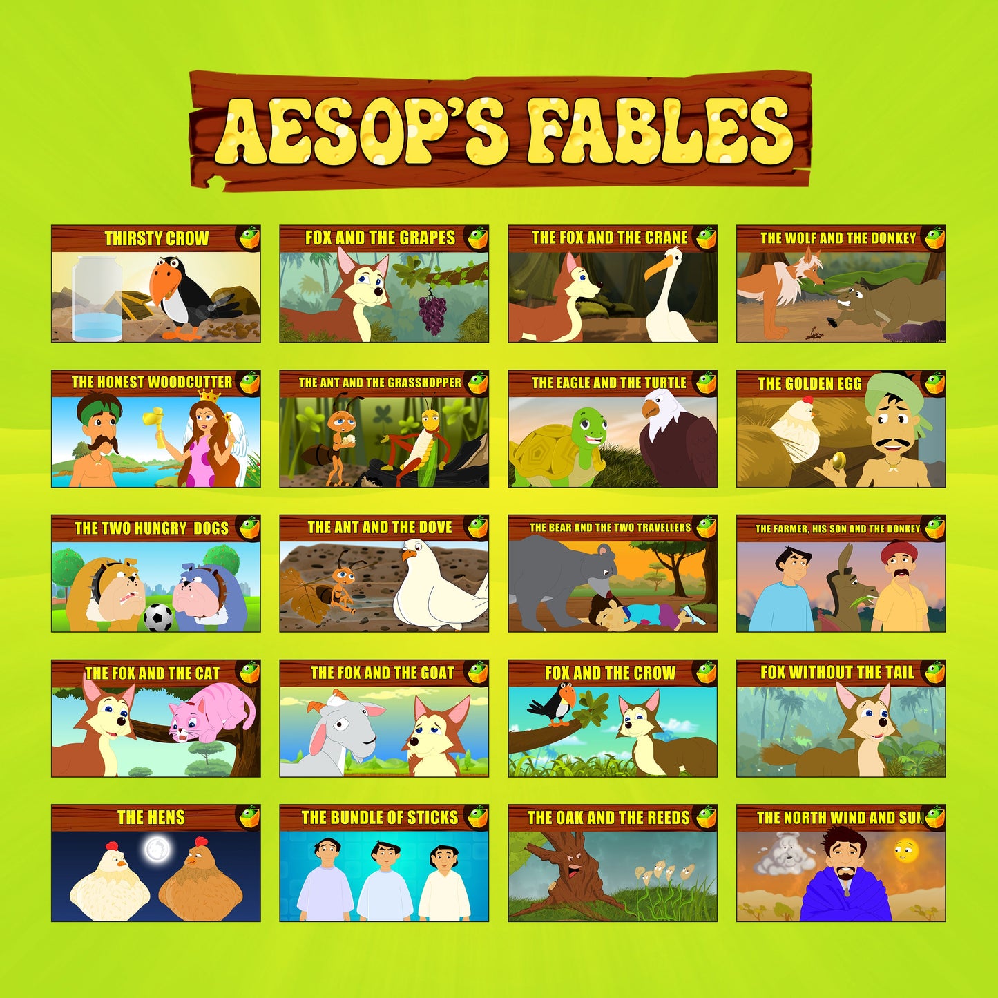 Aesop's Fables-Telugu