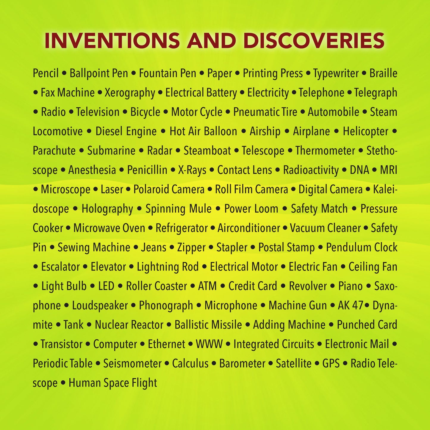 Inventions And Discoveries